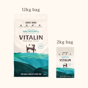 Pork & Apple bag comparison