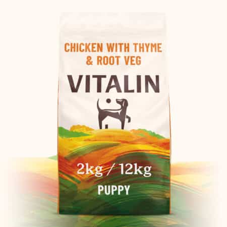 Chicken with thyme & root veg - Puppy